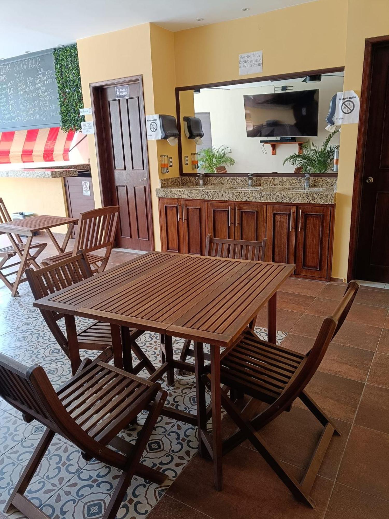Hotel Beach Don Gonzalo Celestun Exteriör bild